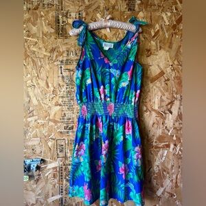 VTG Sears 80s tropical dress! Super cute🙂🙂🙂🙂